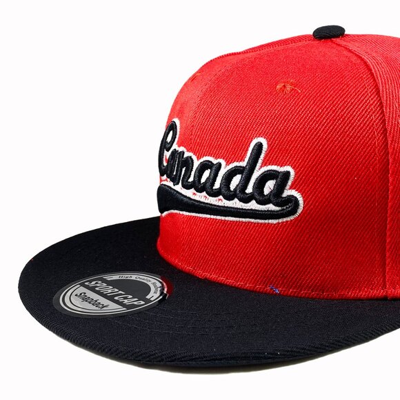 Brand New Embroidereed Canadian Baseball Hat/Cap, Adjustable Sports Hat(1010 Red - Picture 2 of 5
